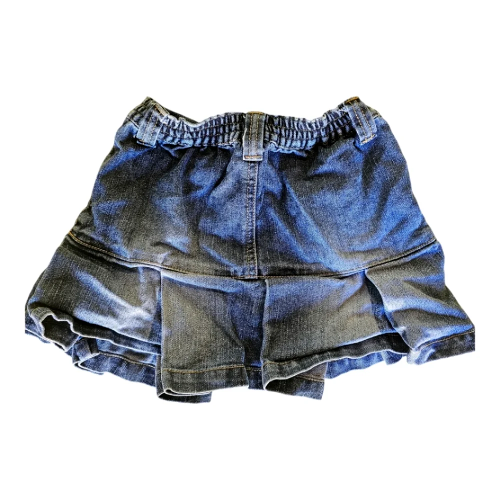 Revolt Jeans: Pleated Blue Denim Jean Skirt ❤️